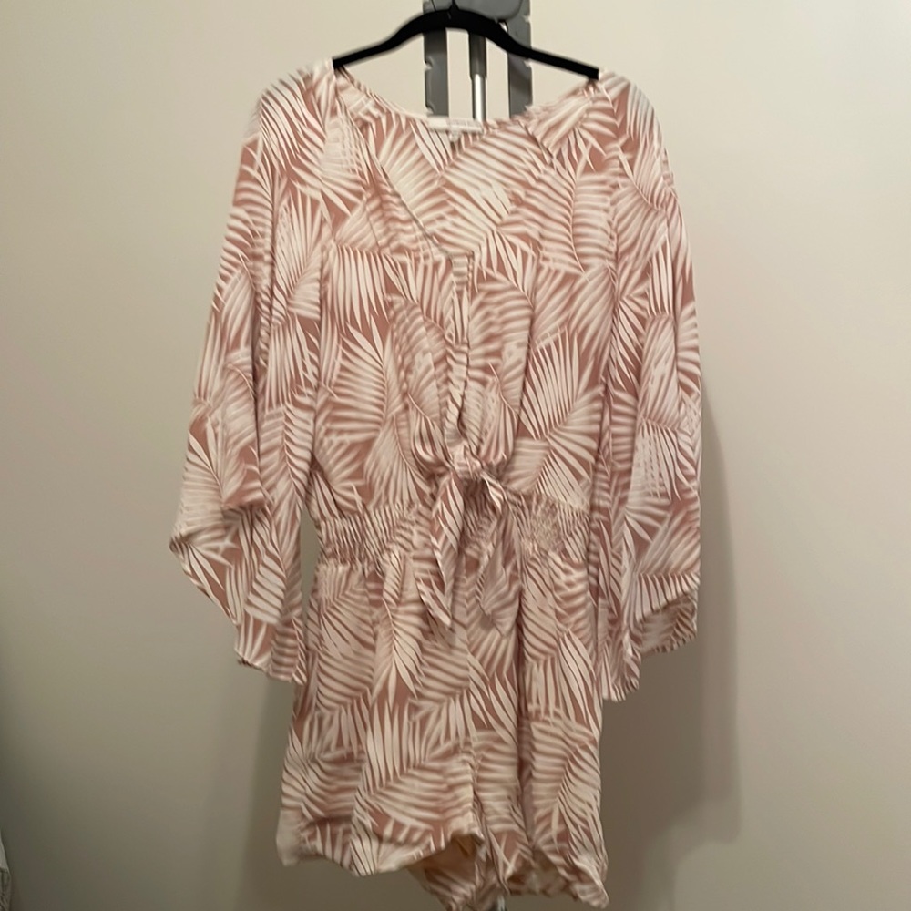 Lavender Brown Romper